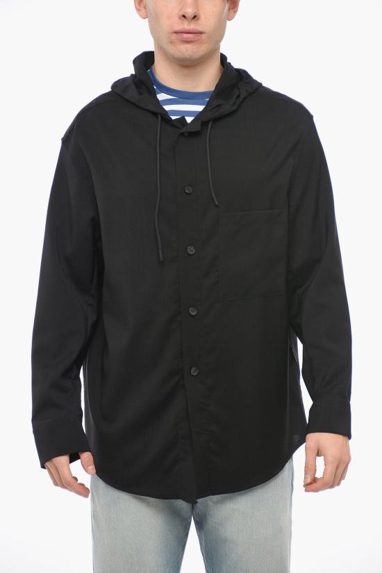  헤보 긴팔 긴팔 셔츠 PESCOLUSED740 2517 Black