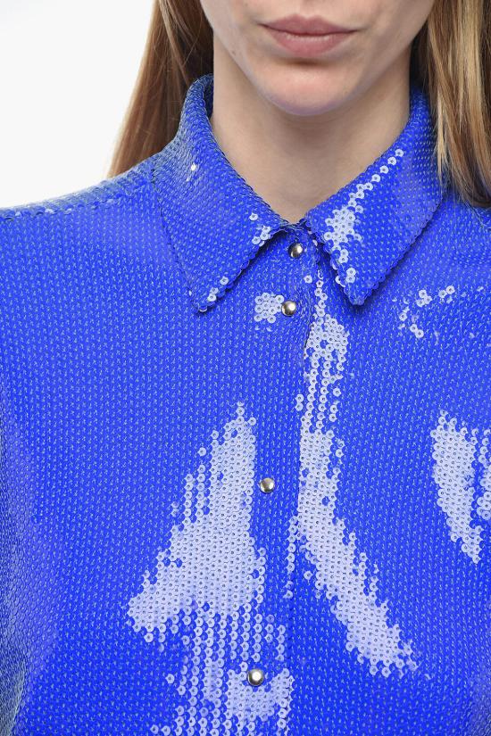  데이비드 코마 블라우스 SS23DK23TPL BL Blue - DAVID KOMA