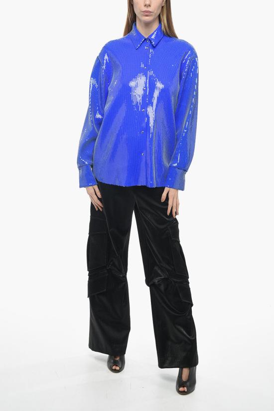  데이비드 코마 블라우스 SS23DK23TPL BL Blue - DAVID KOMA