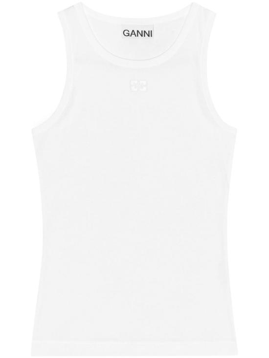  가니 민소매 티셔츠 T3897 White