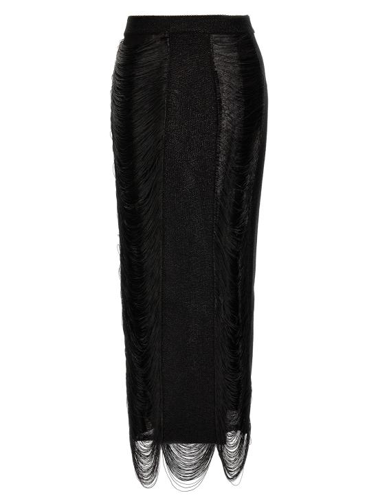  알렉산더 맥퀸 롱 스커트 791072Q1A9M1000 Black - ALEXANDER MCQUEEN