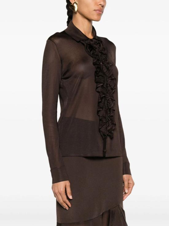  톰포드 블라우스 CAK354 YAX673 KB377 CHOCOLATE BROWN - TOMFORD