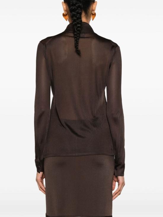  톰포드 블라우스 CAK354 YAX673 KB377 CHOCOLATE BROWN - TOMFORD