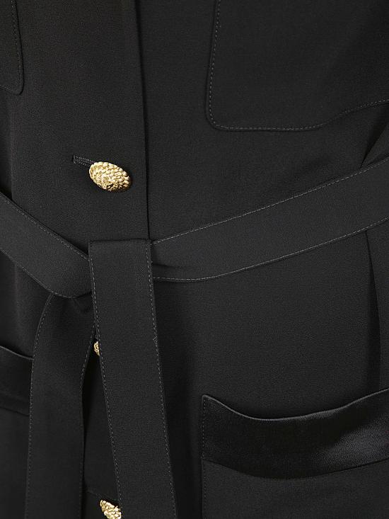  발망 블라우스 CF0HN015VB00 0PA 0PA NOIR - BALMAIN