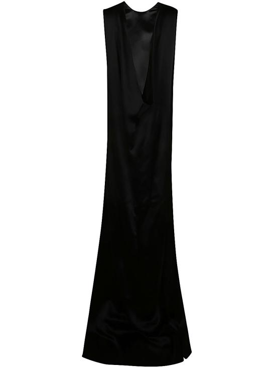  앤 드뮐미스터 롱 롱 원피스 2401 W DR18 FA441 099 099 BLACK - ANN DEMEULEMEESTER