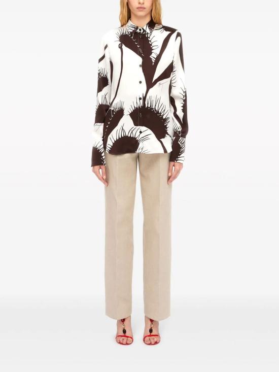  살바토레 페라가모 블라우스 13E919 WHITE EXPRESSO - SALVATORE FERRAGAMO