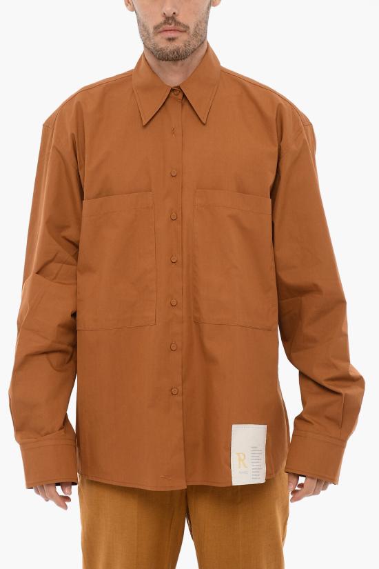  라마엘 긴팔 긴팔 셔츠 MRA0003CO 345 Brown