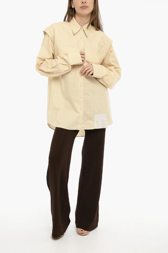  라마엘 블라우스 RA0002CO 385 Beige - RAMAEL