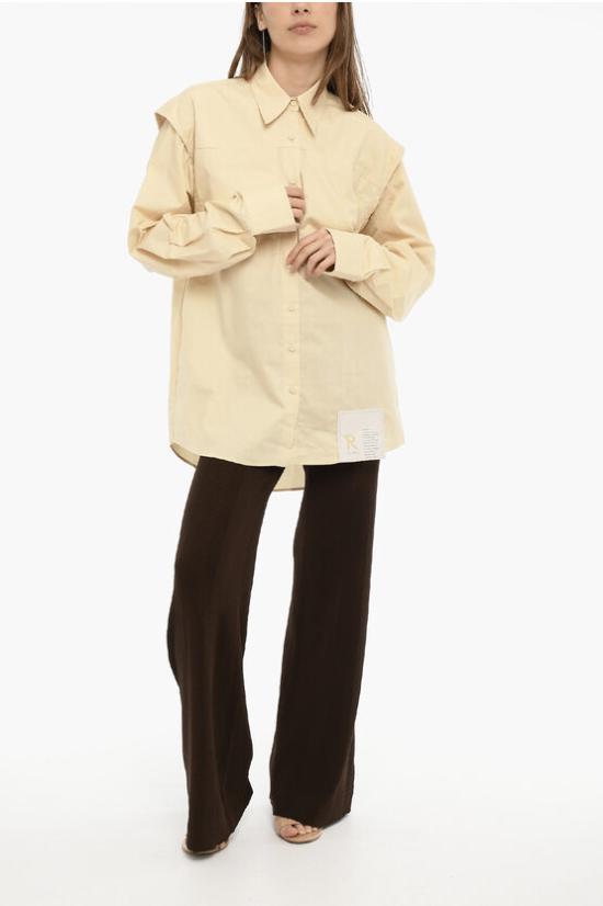  라마엘 블라우스 RA0002CO 385 Beige - RAMAEL