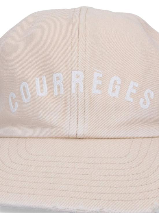  쿠레쥬 볼캡 124ACT031CO0024 1004 BEIGE O TAN - COURREGES