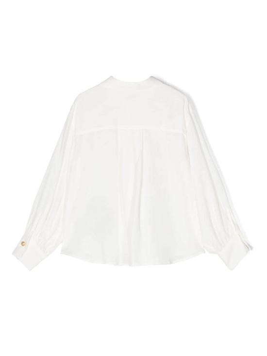  [주니어] 발망 보우 디테일 셔츠/블라우스 BU5A40 K0172 101OR - BALMAIN