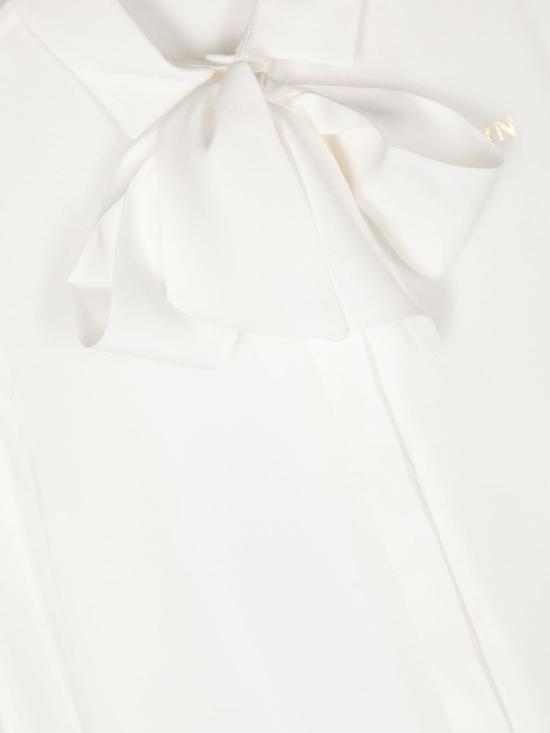  [주니어] 발망 보우 디테일 셔츠/블라우스 BU5A40 K0172 101OR - BALMAIN