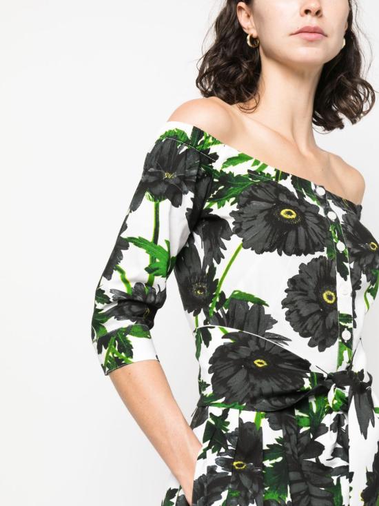  사만다 성 미디 원피스 AUDREYDRESS2 092 WHITE BLACK - SAMANTHA SUNG