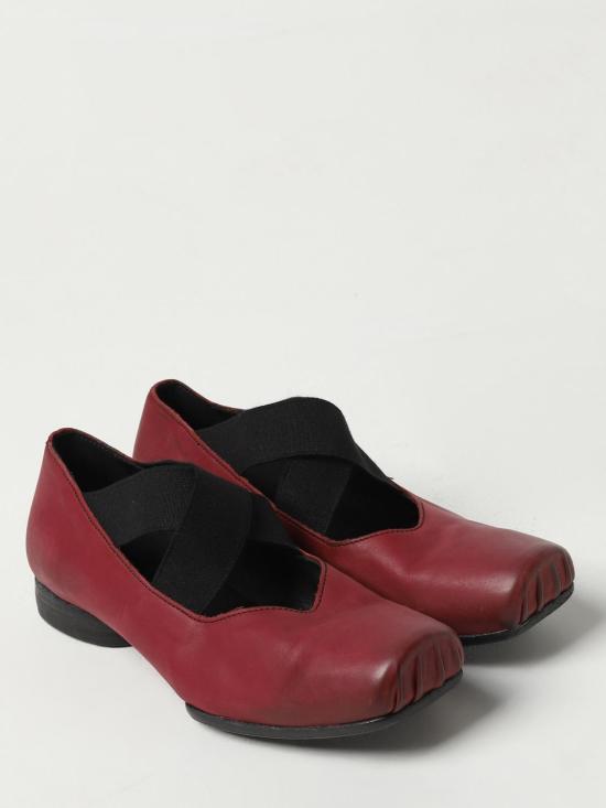 25FW 우마 왕 플랫 슈즈 US9003 UW079 Red - UMA WANG