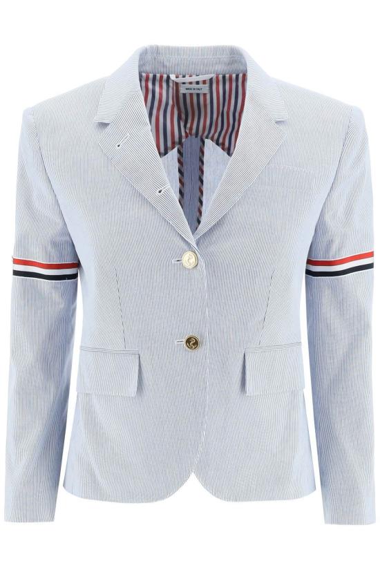 26SS 톰브라운 핀코드 하이 암홀 스포츠 코트 FBC010O06272 415 NAVY