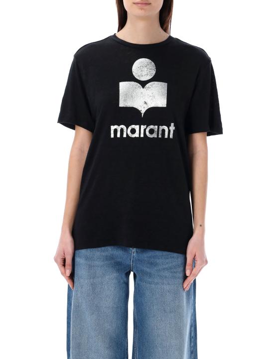  이자벨마랑에뚜왈 반팔 티셔츠 24PTS0001FBA1N10E 01BK BLACK