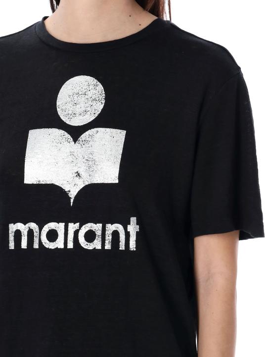  이자벨마랑에뚜왈 반팔 티셔츠 24PTS0001FBA1N10E 01BK BLACK - ISABEL MARANT ETOILE