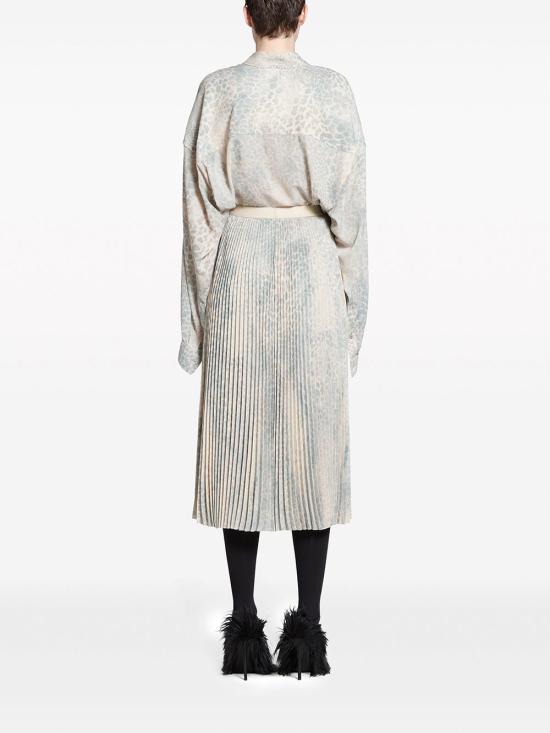  발렌시아가 롱 스커트 772720 TPL77 9501 BEIGE - BALENCIAGA