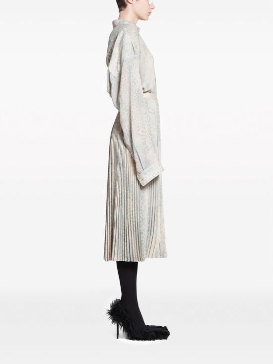  발렌시아가 롱 스커트 772720 TPL77 9501 BEIGE - BALENCIAGA