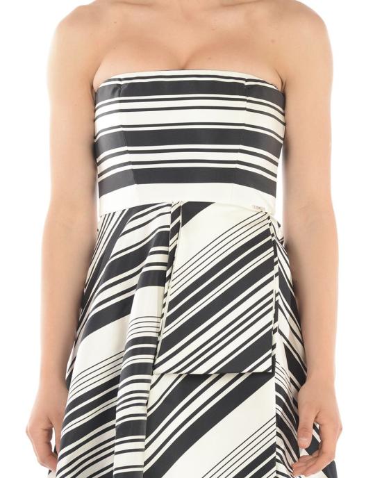  리우조 롱 원피스 I18096T1980BIANCONERO 03L44 WHITE - LIU JO