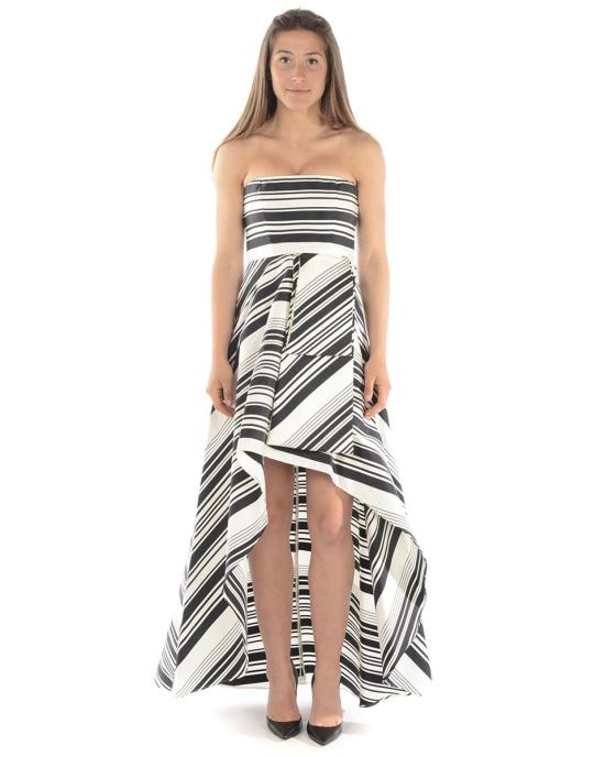  리우조 롱 원피스 I18096T1980BIANCONERO 03L44 WHITE