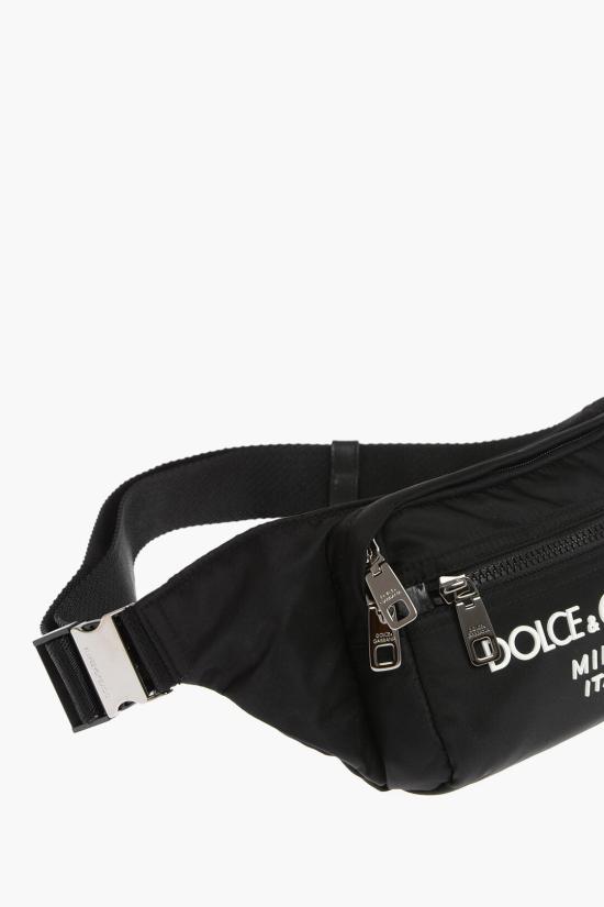  돌체앤가바나 Small nylon 벨트백 BM2218AG182 8B956 Black - DOLCE & GABBANA