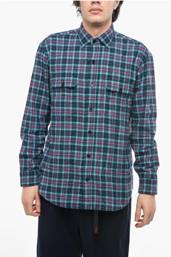  살바토레피콜로 긴팔 긴팔 셔츠 LS433CO 0 Blue