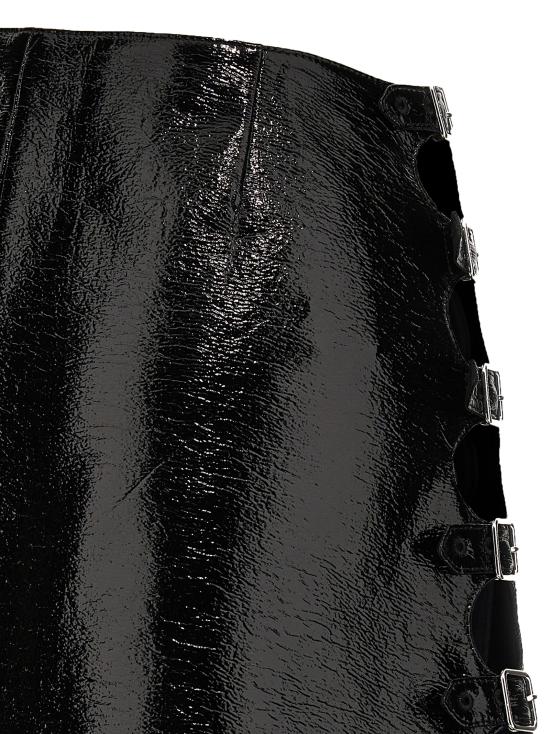  쿠레쥬 숏 스커트 224CJU169VY00149999 Black - COURREGES