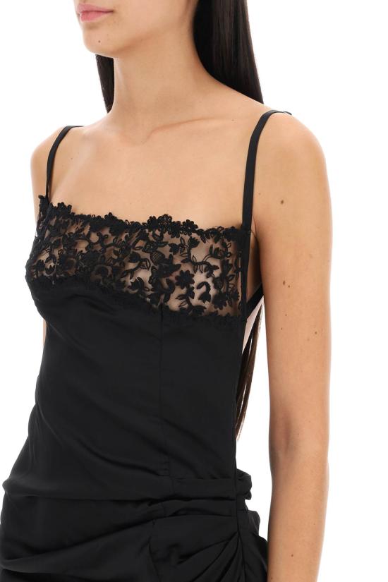  자크뮈스 롱 원피스 233DR0731495 BLACK - JACQUEMUS