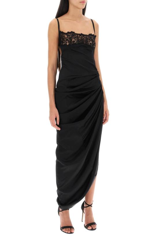  자크뮈스 롱 원피스 233DR0731495 BLACK - JACQUEMUS