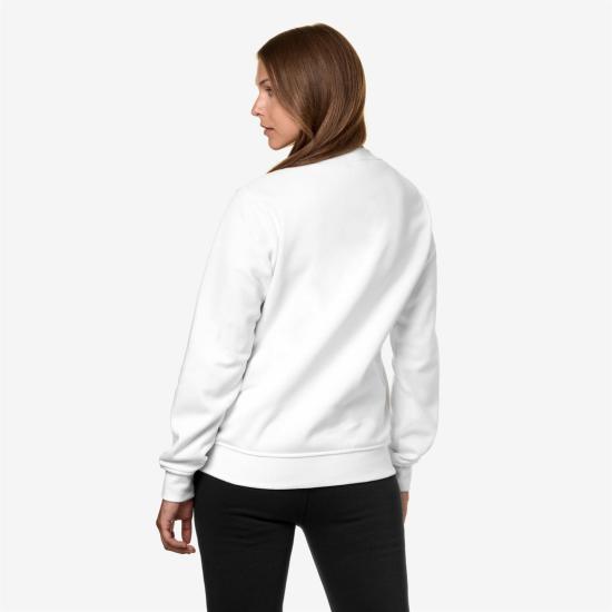  까웨 긴팔 티셔츠 K2117LW 001 WHITE - K-WAY