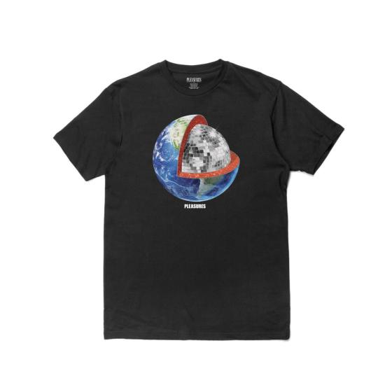  플레셔스 반팔 티셔츠 P23SU039 BLACK