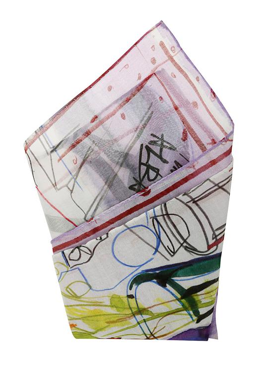  마시모 알바 머플러/스카프 POCKET T6037 F001 WHITE - MASSIMO ALBA