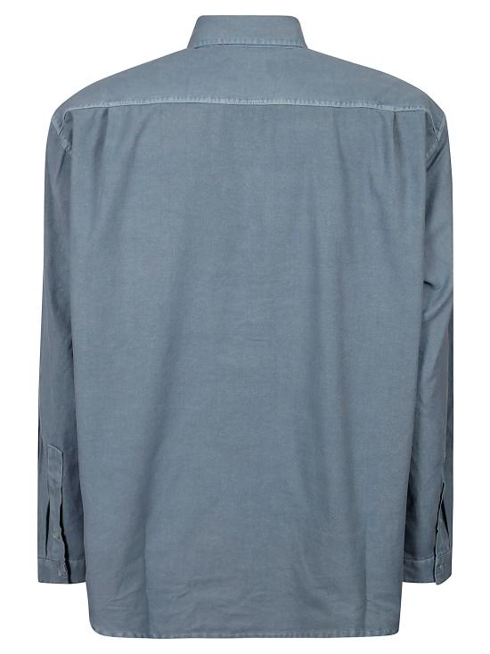  KAPPY 긴팔 긴팔 셔츠 PIGOXDB DUSTY BLUE - KAPPY DESIGN