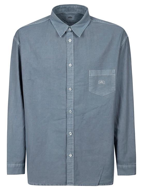  KAPPY 긴팔 긴팔 셔츠 PIGOXDB DUSTY BLUE