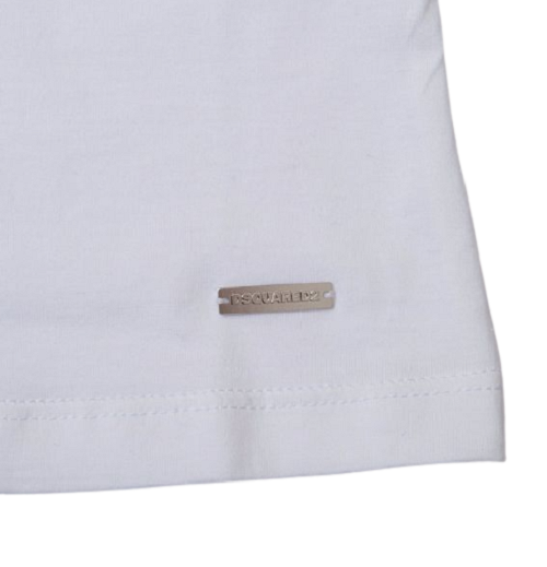  [주니어] 디스퀘어드2 티셔츠 DQ02PR DQ100 WHITE - DSQUARED2