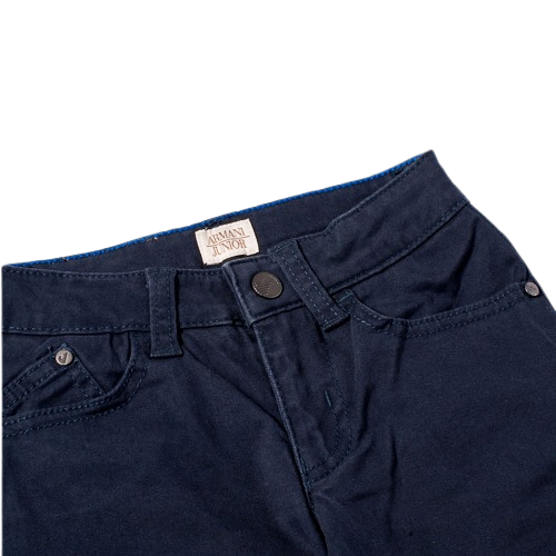  [주니어] 알마니 쥬니어 스트레이트 팬츠 6Y4J15 4NEQZ 15K5 - ARMANI