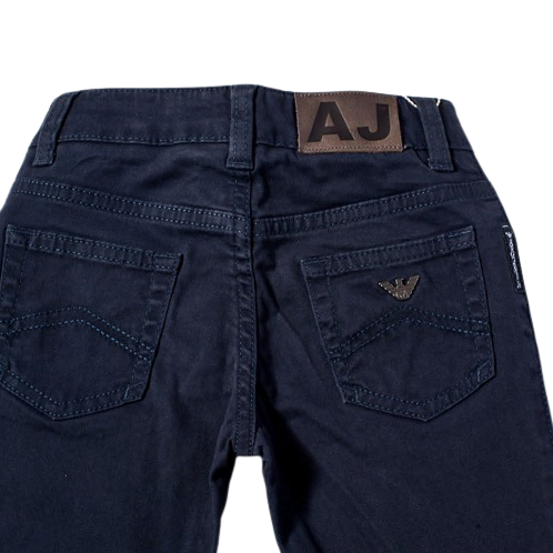  [주니어] 알마니 쥬니어 스트레이트 팬츠 6Y4J15 4NEQZ 15K5 - ARMANI