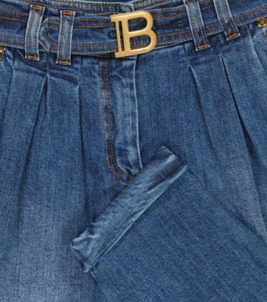  [키즈] 발망 진 6R6A80 D0038 615 Blue - BALMAIN