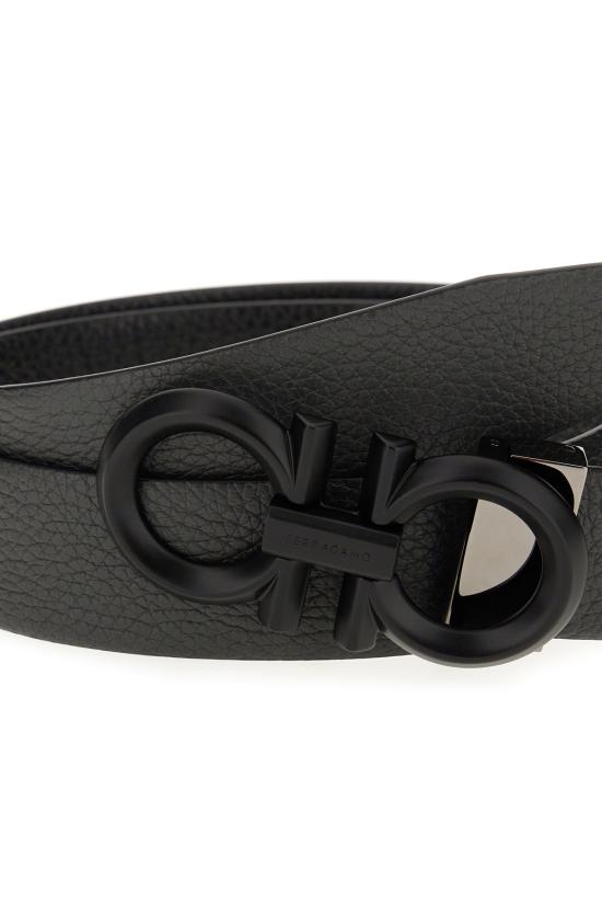  살바토레 페라가모 가죽 벨트 694745 003 BLACK - SALVATORE FERRAGAMO