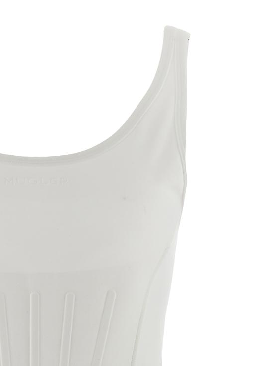  뮈글러 민소매 티셔츠 23W1TO06448421014 - MUGLER
