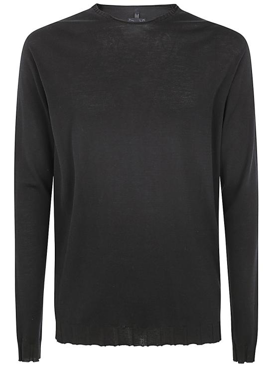  엠디75 스웨터 MD10217 NO RICAMO BASIC BLACK