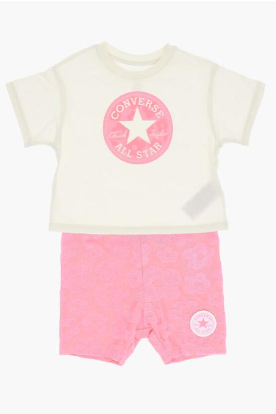  [키즈] 컨버스 캐주얼 세트 3CF505 AG9 Bianco Rosa