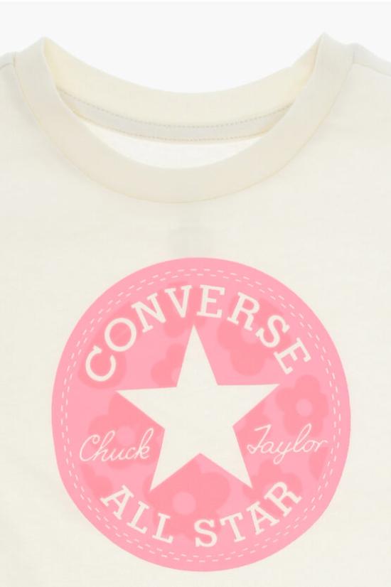  [키즈] 컨버스 캐주얼 세트 3CF505 AG9 Bianco Rosa - CONVERSE