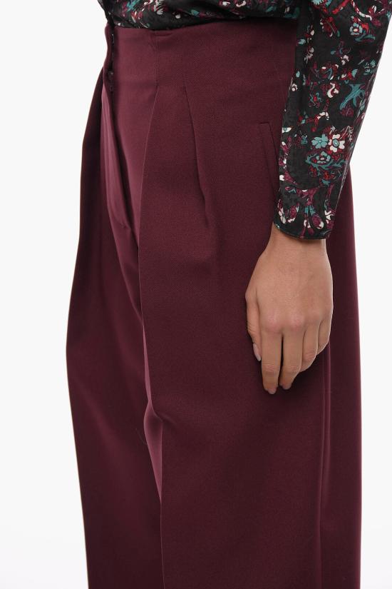  슈퍼 블론드 스트레이트 스트레이트 팬츠 TROUSERS FBORDEAUX Burgundy - SUPER BLOND
