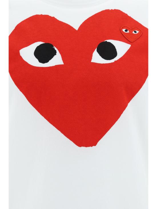 26SS 꼼데가르송 반팔 티셔츠 AXT026051 1 WHITE - COMME DES GARCONS