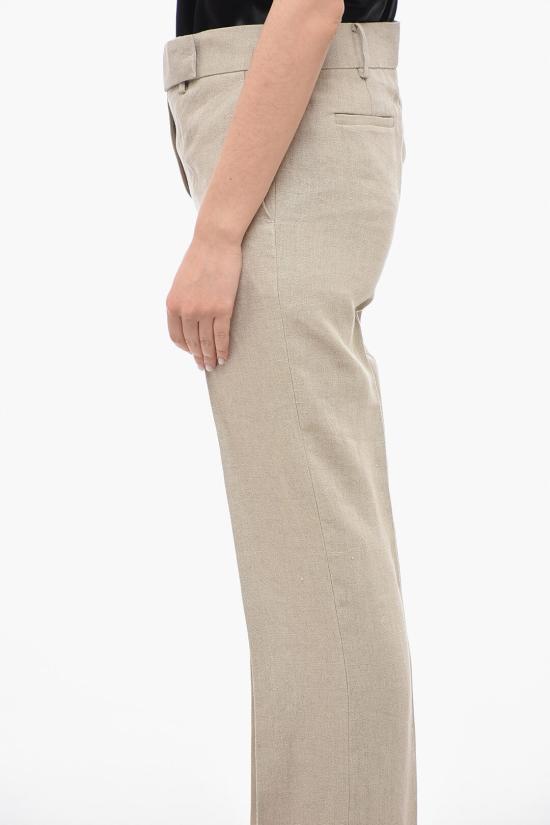  마이클 코어스 스트레이트 팬츠 MS23015 Beige - MICHAEL KORS
