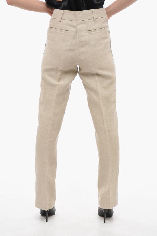  마이클 코어스 스트레이트 팬츠 MS23015 Beige - MICHAEL KORS