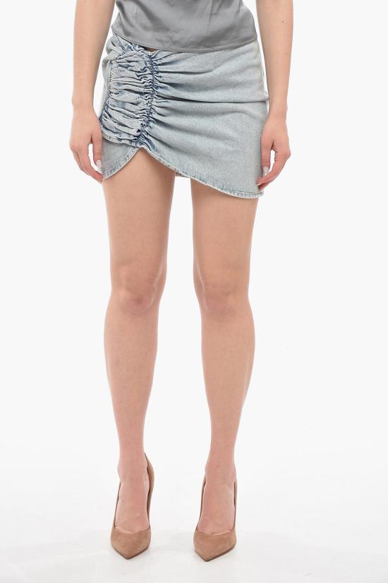  더 마네이 숏 스커트 WISHAWSKIRTCO BL Light blue