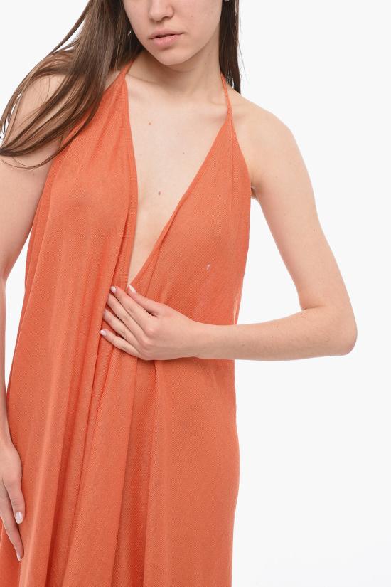  알라누이 롱 원피스 LWHI048S23 KNI001 2626 Orange - ALANUI